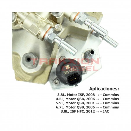 Bomba de alta presión Diesel CP3 Bosch para Cummins QSB, 0445020043, 0445020122, 0986437310, 3975701NX, 4988593NX, 5256607NX