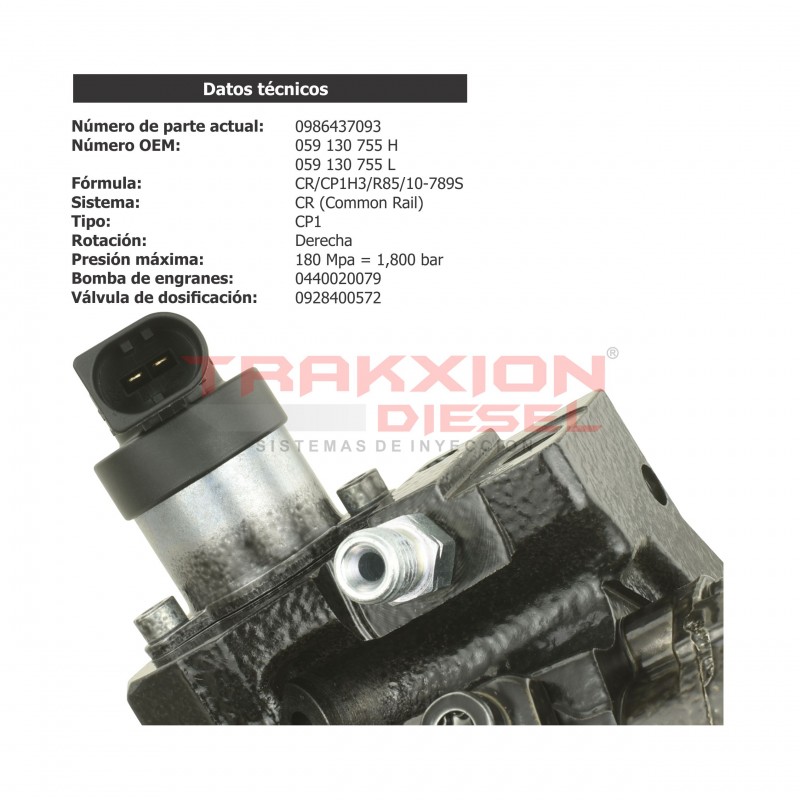 Bomba de inyección Diesel para Q7 y Touareg, 059130851X, 0445010133, 0445010154, 0445010171, 0445010331, 0986437092, 0986437093