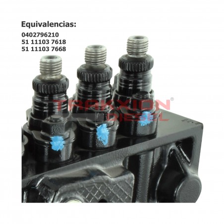 Bomba lineal de inyección Diesel H Bosch para Autobus MAN D28 51111037618, 51111037668, 51.11103.7618, 51.11103-7668, 0402796210