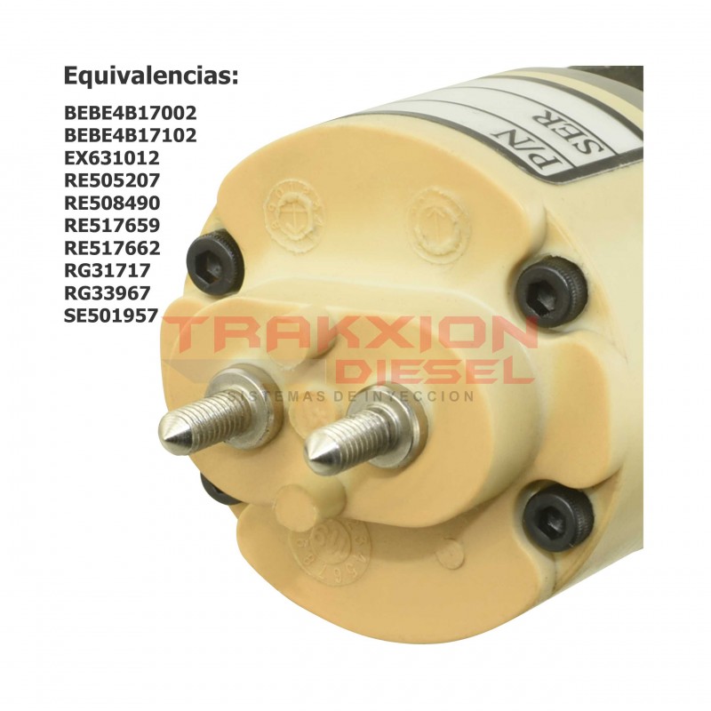 Inyector Diesel Delphi para John Deere, Cargador, Combinada, Cosechadora, Tractor, SE501957, EX631012