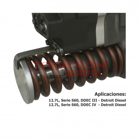 Inyector Diesel N2 Delphi para Detroit Diesel 12.7 S60 DDEC III, IV, R5237045, RB5237045, 523-7045, 523-6952, 523-7821, EX637045