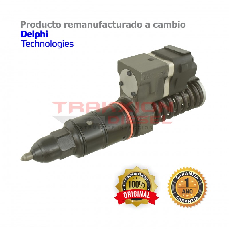 Inyector Diesel N2 Delphi para Detroit Diesel 12.7 S50 y S60 DDEC III, IV, 523-7045, R5234940, RB5234940, F00E200218, EX634940