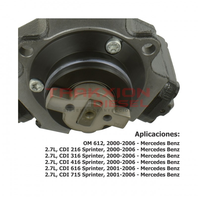Bomba de inyección de alta presión Diesel CP1 Bosch para Sprinter OM612, 2000-2006, Mercedes Benz, 0445010030, A61207001010080