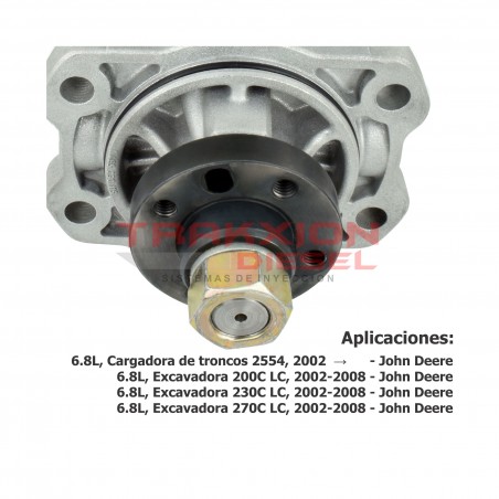 Bomba de inyección Diesel VP44 24V Bosch para John Deere 6068H, Excavadora, Cargador de Troncos, 0470506032, 0986444087, IPVR33X
