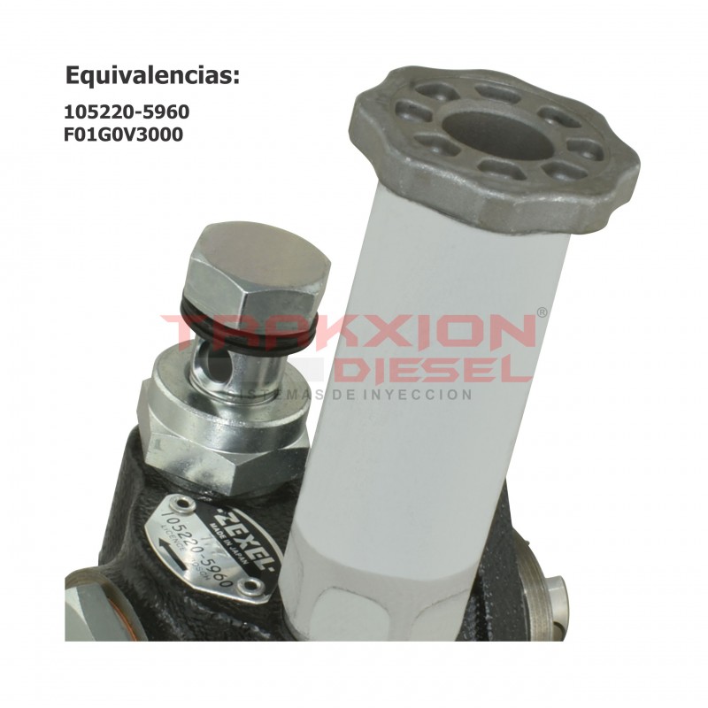 Bomba cebadora de alimentación Diesel para 6D95, 6D102, PC200, PC210, PC220, Excavadora Komatsu, NP-FP/KS-A, 105220-5960