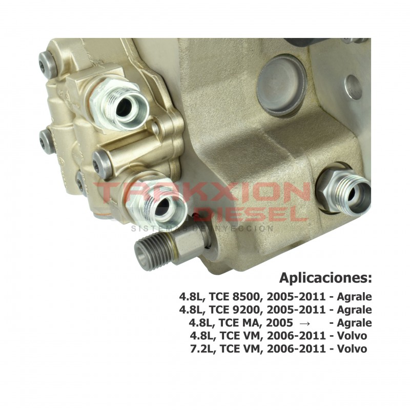 Bomba de inyección alta presión Diesel para Volvo VM 210, 260, 310 y MWM-Diesel Agrale, 0445020033, 6013101144001, 961207270014