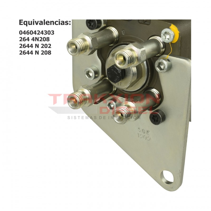 Bomba de inyección Diesel rotativa VE Bosch para Perkins y Caterpillar 1104C-44TA, Massey Ferguson, 0460424303 2644N202 2644N208