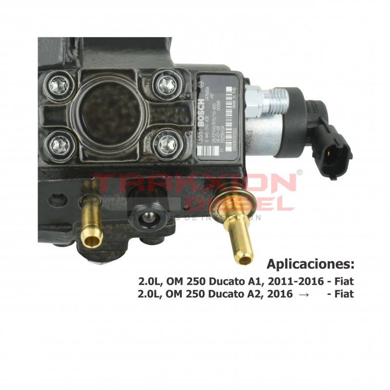 Bomba de inyección de alta presión Diesel CP1 Bosch para Ducato Multijet 2.0 Fiat, 55256104, 0445010438
