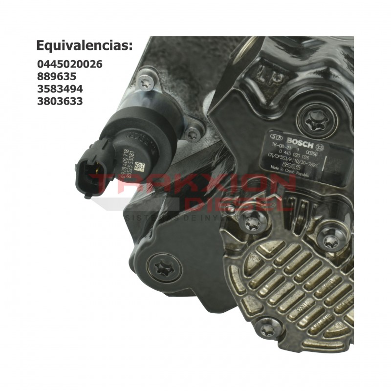 Bomba de inyección de alta presión Diesel CP3 Bosch para Volvo Penta, 0445020026, 3583494, 3803633, 889635