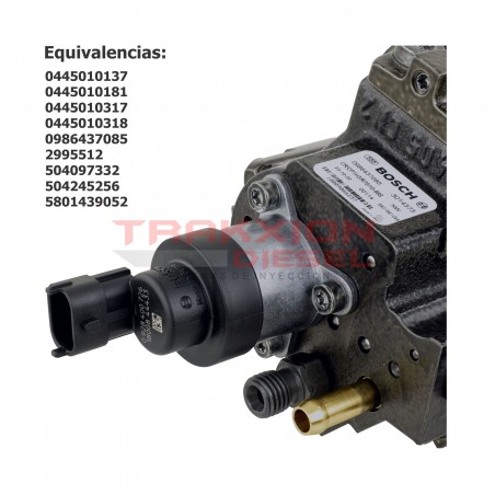 Bomba de alta presión de inyección Diesel Bosch para 2.3 Ducato Multijet Fiat, 0445010181, 0445010137, 0986437085, 500061246