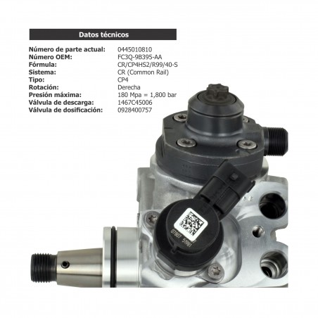 Bomba de inyección Diesel para 6.7, V8 Ford, 0445010804, 0445010810, 0986437441, BC3Z9A543A, BC3Z9A543B, FC3Q9B395AA, FC3Z9A543A