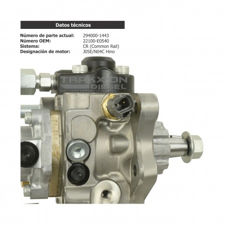Bomba Diesel Common Rail para Hino 300, N04C-UV