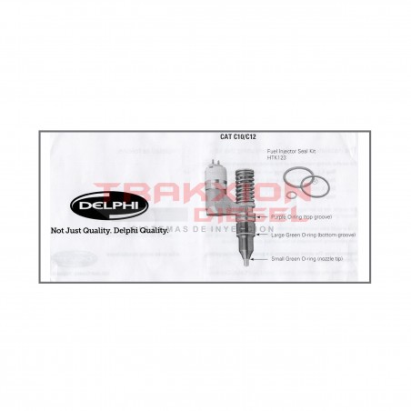 Kit de sellos Delphi para Caterpillar, 2245797, 321297, HTK123, M-2245797, RTF26301