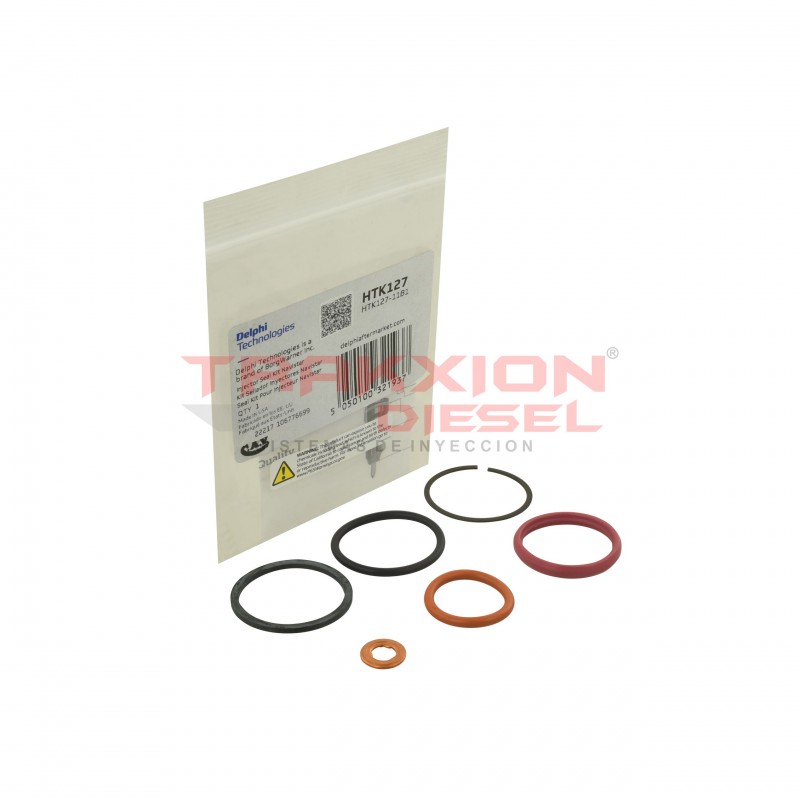 Kit de ligas externas Delphi de inyector HEUI AD para 7.3, V8, PowerStroke, Super Duty, Ford, HTK127, F8TZ-9229-AA, XC3Z-9229-AB