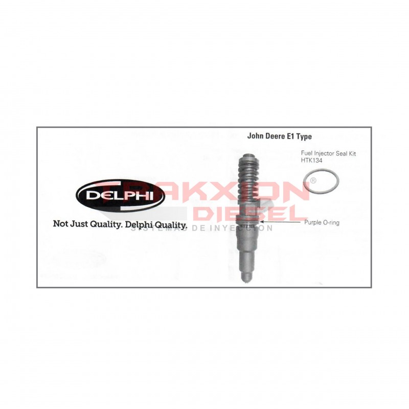 Liga externa Delphi de inyector Diesel E1 para 6135, 13.5L, John Deere, HTK134, 7200-017, 7200-0053