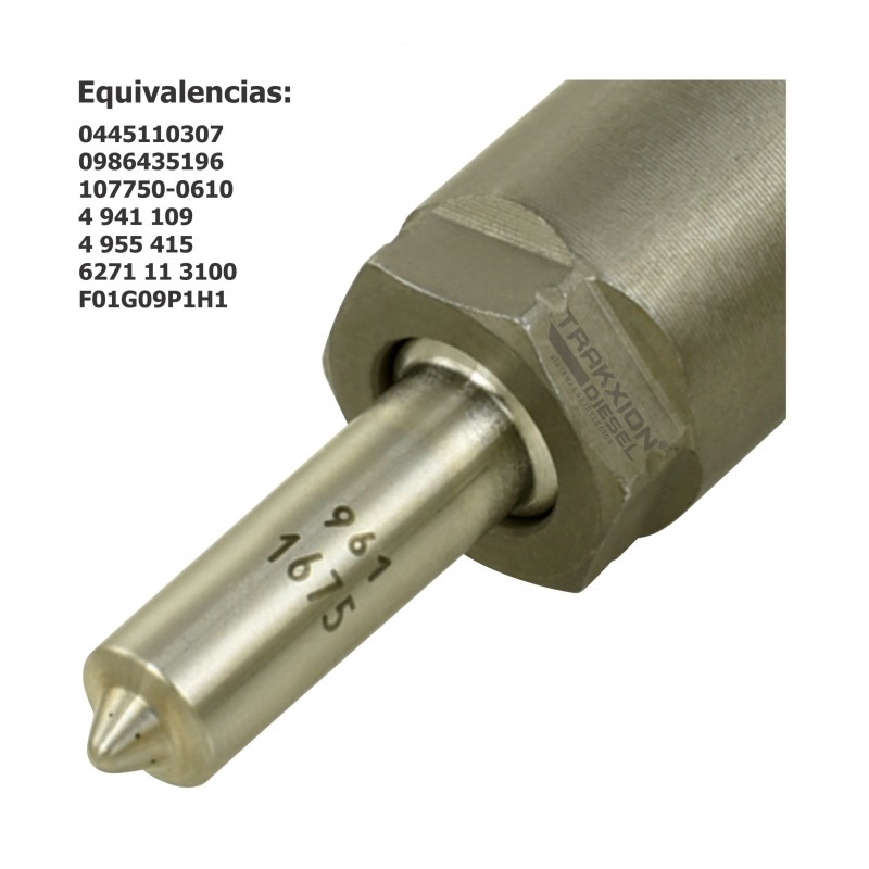 Inyector Diesel para SAA4D95LE-5 Komatsu, 3.3 QSB Cummins, 0445110307, 0986435196, 4941109, 4955415, 6271113100, 6271-11-3100
