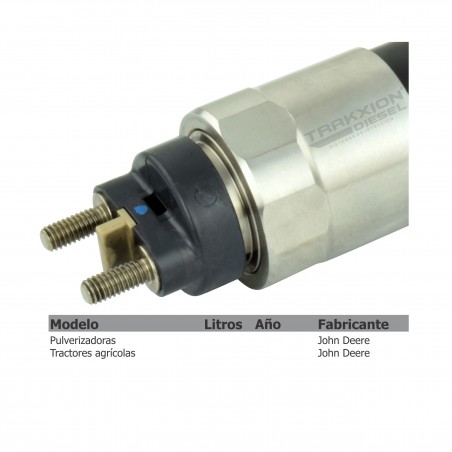 Inyector Diesel Denso para Motoconformadora, Motoniveladora, Tractor Agrícola, John Deere, 095000-5050, SE501924, SE501930