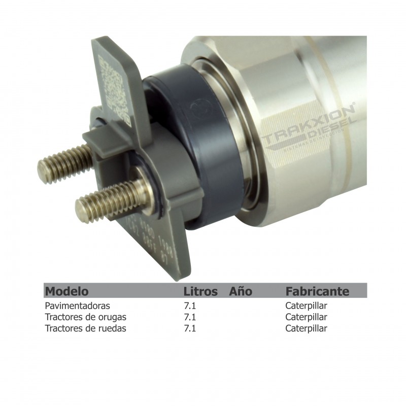 Inyector Diesel Denso para C6.6 Caterpillar, 20R2478, 20R-2478, 3707282, 370-7282, 6102300, 610-2300, 095000-040#, 095000-0401