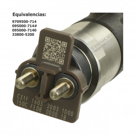 Inyector Diesel Denso para Camión HD78 Hyundai, 095000-7140, 33800-52000