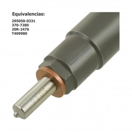Inyector Diesel para Compactador de Pavimento, Cargador de Ruedas, Motoniveladora, Motoconformadora, C4.4 Cat, 3707280