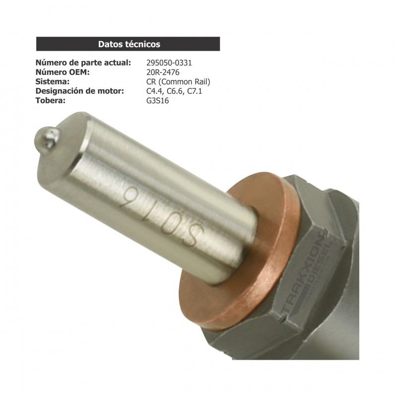 Inyector Diesel para Generador LC31XX, Pavimentadora de Asfalto, Excavadora 320 a 329, Tractor Bulldozer D4 D6, C4 Cat, 3707280