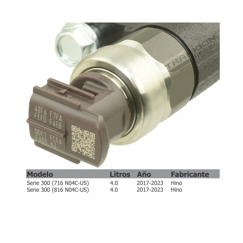 Inyector Diesel Denso para Hino 300, N04C-VC, N04C-UV, N04C-UU, 295050-076#, 295050-0760, 9729505-0760, 23670-E9260, 23670-E0380