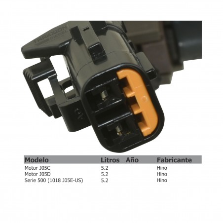 Inyector Diesel Denso para Hino 500, Motor J05DTG y J05C, 095000-695#, 095000-6950, 095000-6951, 095000-6952, 23670-E0330