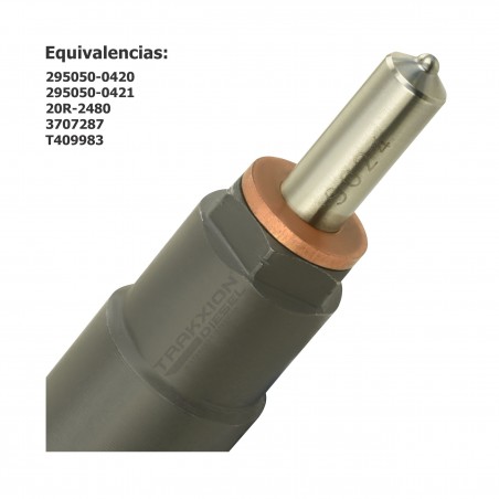 Inyector Diesel Denso para C4.4 Caterpillar, 20R-2480, 370-7287, 20R2480, 3707287, 295050-042#, 295050-0420, 295050-0421
