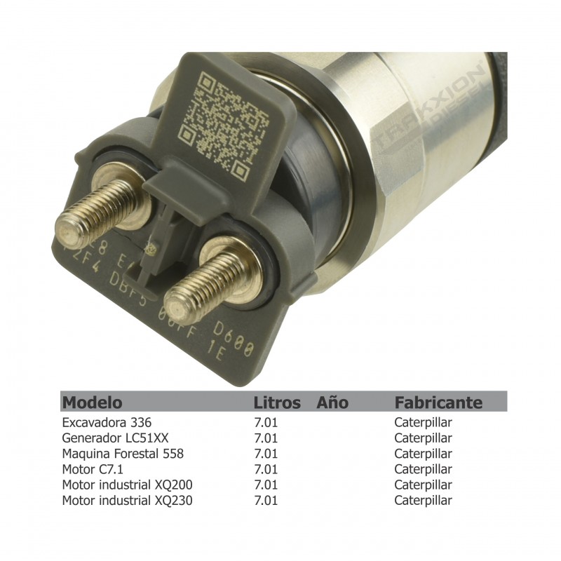 Inyector Diesel Denso para C7.1 XQP200, LC51XX, Excavadora 336, Caterpillar, 295050-0361, 3707281, 370-7281
