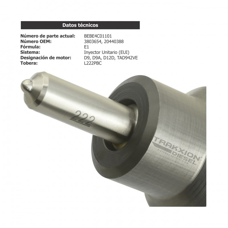 Inyector Diesel Delphi EUI E1 para D12 Bus Volvo 9700, 20440388, 3803654, 85000071, BEBE4C01001, BEBE4C01101, EX631015