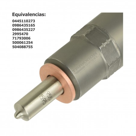 Inyector Diesel CRI Bosch para Ducato Maxi Multijet 2.3, Fiat 2006-2014, 0445110273, 0986435165, 500061254, 504088755, 71793006