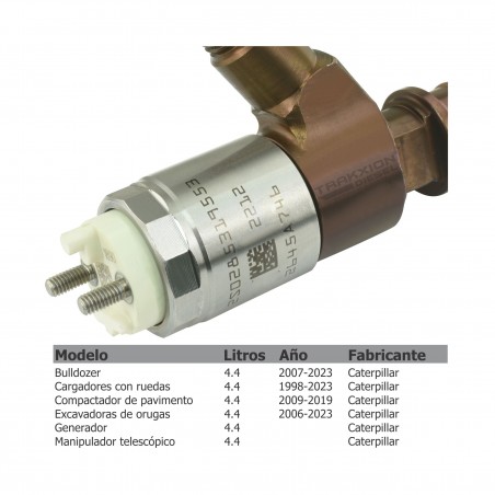 Inyector Diesel para C6.6 CAT, Perkins, 10R-7671, 306-9377, 320-0677, 10R7671, 3069377, 3200677, 2645A737, 2645A738, 2645A746