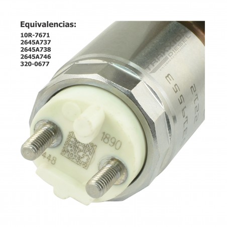 Inyector Diesel para C6.6 CAT, Perkins, 10R-7671, 306-9377, 320-0677, 10R7671, 3069377, 3200677, 2645A737, 2645A738, 2645A746