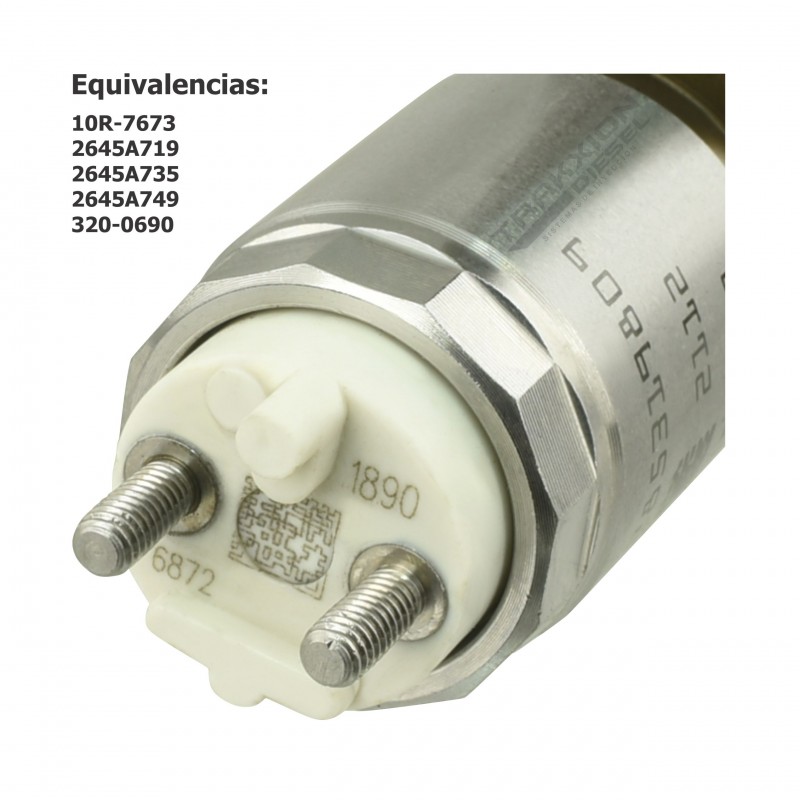 Inyector Diesel para Cargador de Cadenas 963D, Cargador de Ruedas 924, Generador LC30XX, C6.6 Caterpillar, 320-0690