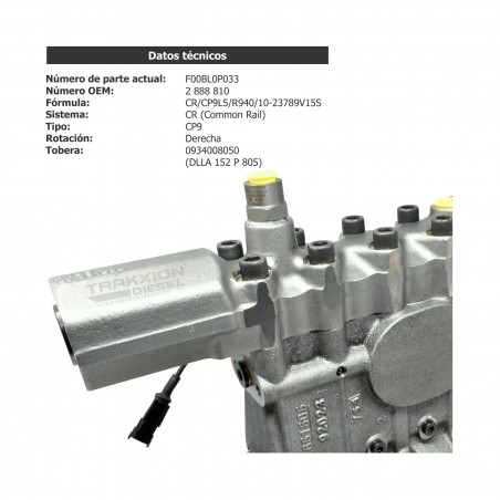 Bomba de inyección Diesel CP9 Bosch para QSK60 Cummins, 0986437918, B444550006, B444550017, F00BC00115, F00BC00116, F00BC00017