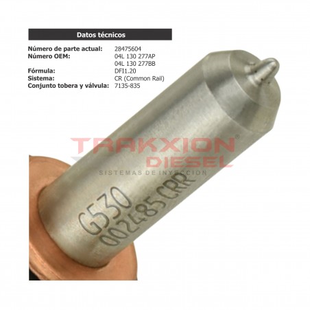 Inyector Diesel Delphi 28565337 28654963 para 2.0 TDI Amarok, Crafter, Transporter, Volkswagen 2017-2023 04L130277BB 04L130277BG