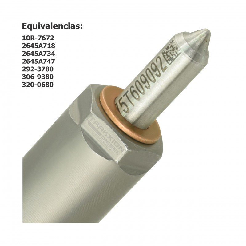 Inyector Diesel para Compactador de Pavimento CB-44 a CW-34, Generador LC30XX, Retroexcavadora 430E 450E, Caterpillar, 320-0680