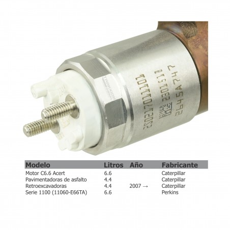 Inyector Diesel para Pavimentadora de Asfalto AP-500E AP-555E BG500E BG555E, Manipulador TH337C TH407C TL943C, CAT, 320-0680