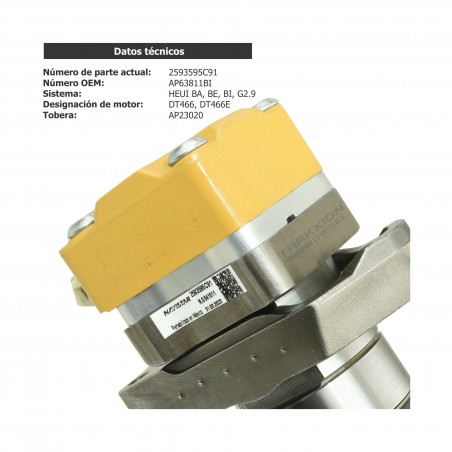 Inyector Diesel BI para DT466E Navistar, BI1830559C91, BI1830560C2, BI1830561C92, BI1830740C92, BI1830741C92, 2593594C91