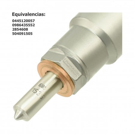 Inyector Diesel Bosch para Tractor Agrícola Maxxum 115, 125, 140, Puma 115, 125, 140, 155, Case, 2854608, 504091505