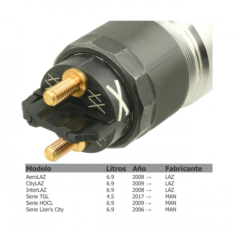 Inyector Diesel para D0834 y D0836, MAN y VW, 51101006083, 51101009083, 61101006083, 51.10100-6083, 51.10100-9083, 61.10100-6083