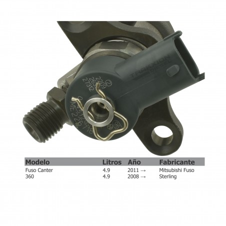 Inyector Diesel CRIN Bosch para Fuso 360 Sterling, 4.9 4M50 Mitsubishi, 0445120049, ME223002, ME223750