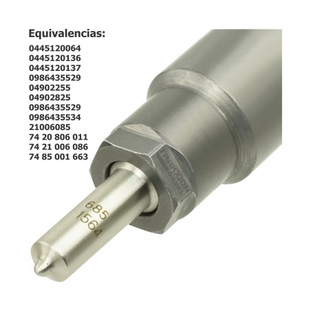 Inyector Diesel CRIN Bosch para Renault DXi 5, DXi 7 y Volvo D7E, D7F, 0445120064, 0445120137, 0986435529