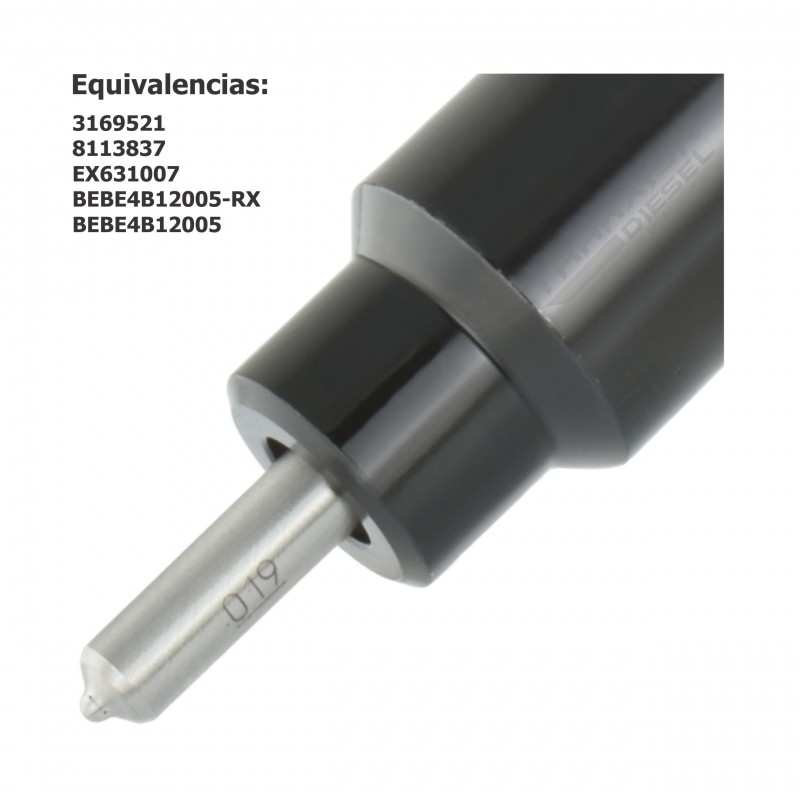 Inyector Diesel EUI A3 Delphi para D12 Volvo 7550 Bus y Truck, 3169521, 8113837, BEBE4B12005, EX631007