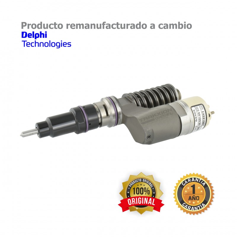 Inyector Diesel EUI A3 Delphi para D12 Volvo 7550 Bus y Truck, 3169521, 8113837, BEBE4B12005, EX631007