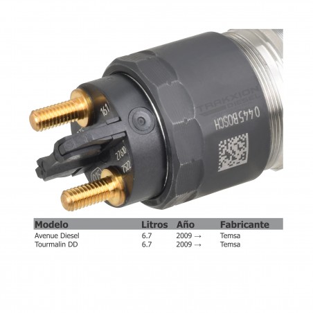 Inyector Diesel CRIN Bosch para 4.5, 5.9, 6.7 ISBe y ISDe, Cummins, 0445120161, 4988835, 4988835NX, 4988835PX, 4988835RX
