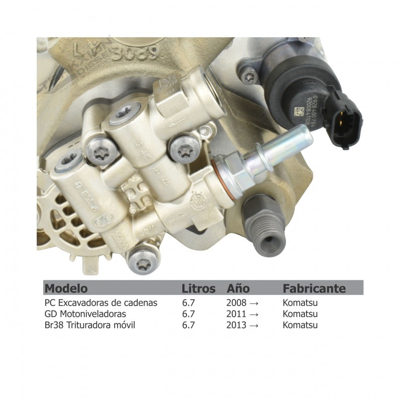 Bomba Diesel CP3 para 4.5, 5.9, 6.7, QSB Cummins, 0445020109, 0445020176, 0986437375, 0986437521, B445080322, 4989266, 5262703