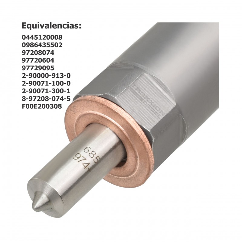 Inyector Diesel CRIN para 6.6 Duramax, 0445120008, 0986435502, 97208074, 97729095, 2-90000-913-0, 2-90071-300-1, 8-97208-074-5