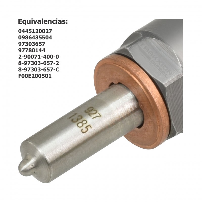 Inyector Diesel CRIN Bosch, 0445120027, 0986435504, F00E200501, 97303657, 2-90071-400-0, 8-97303-657-2, 8-97303-657-C, 97780144