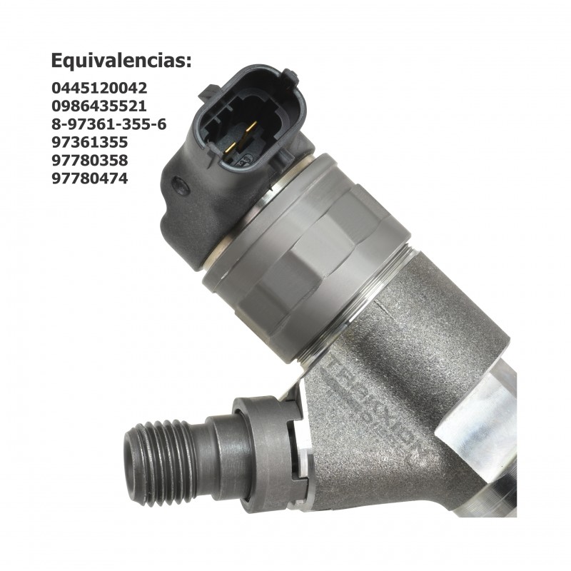 Inyector Diesel CRIN Bosch para 6.6 Duramax, 0445120042, 0986435521, 97361355, 97780358, 97780474, 2-90071-600-0, 8-97361-355-6